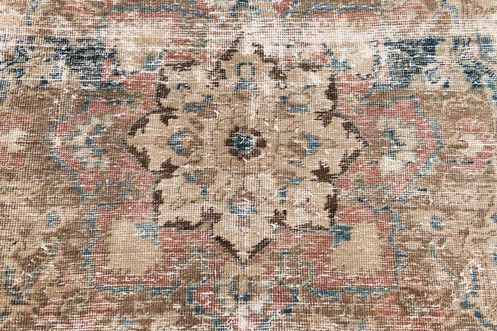8' x 10' 5 Hand Knotted Ultra Vintage Persian Wool Rug