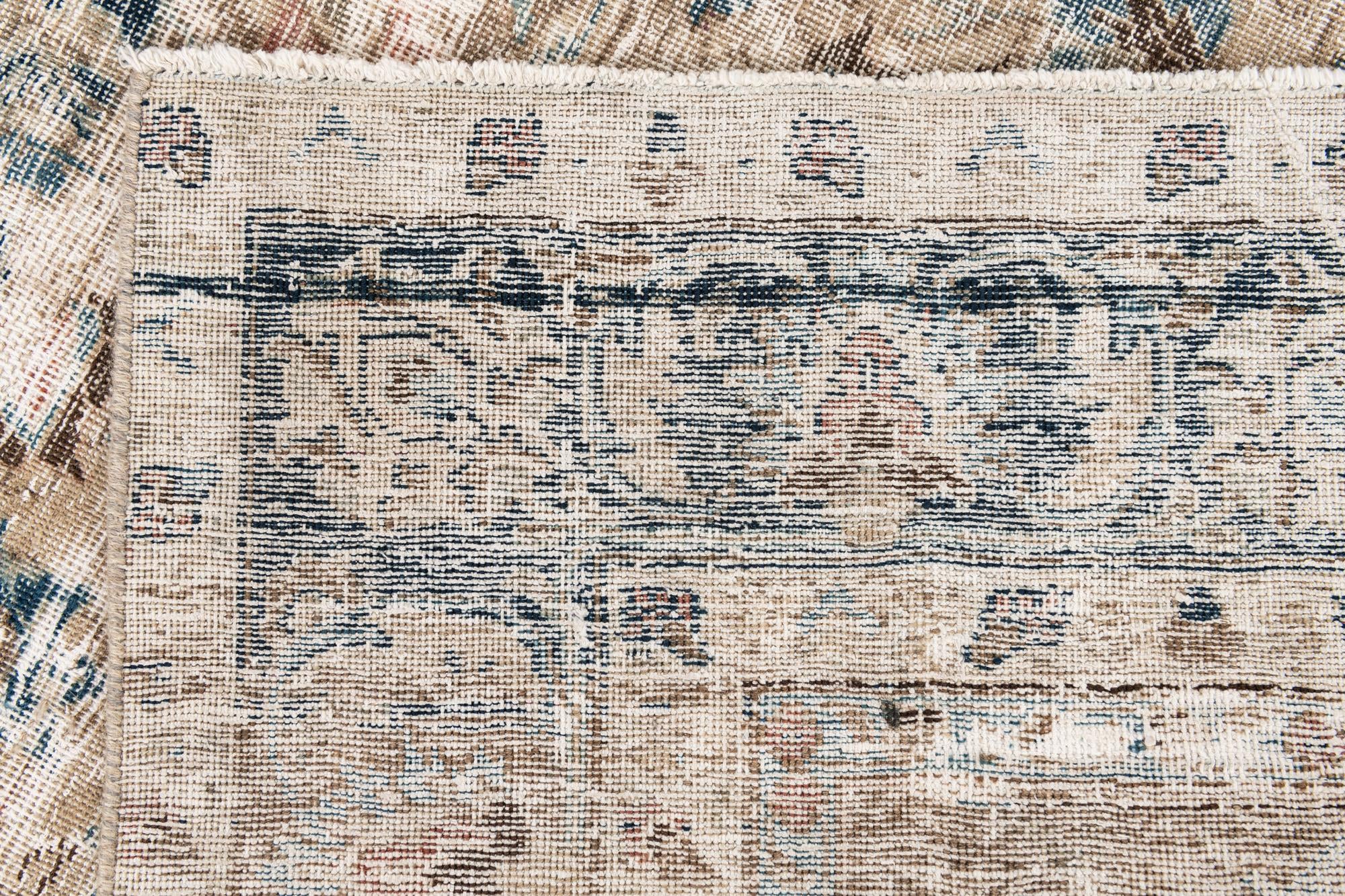 8' x 10' 5 Hand Knotted Ultra Vintage Persian Wool Rug