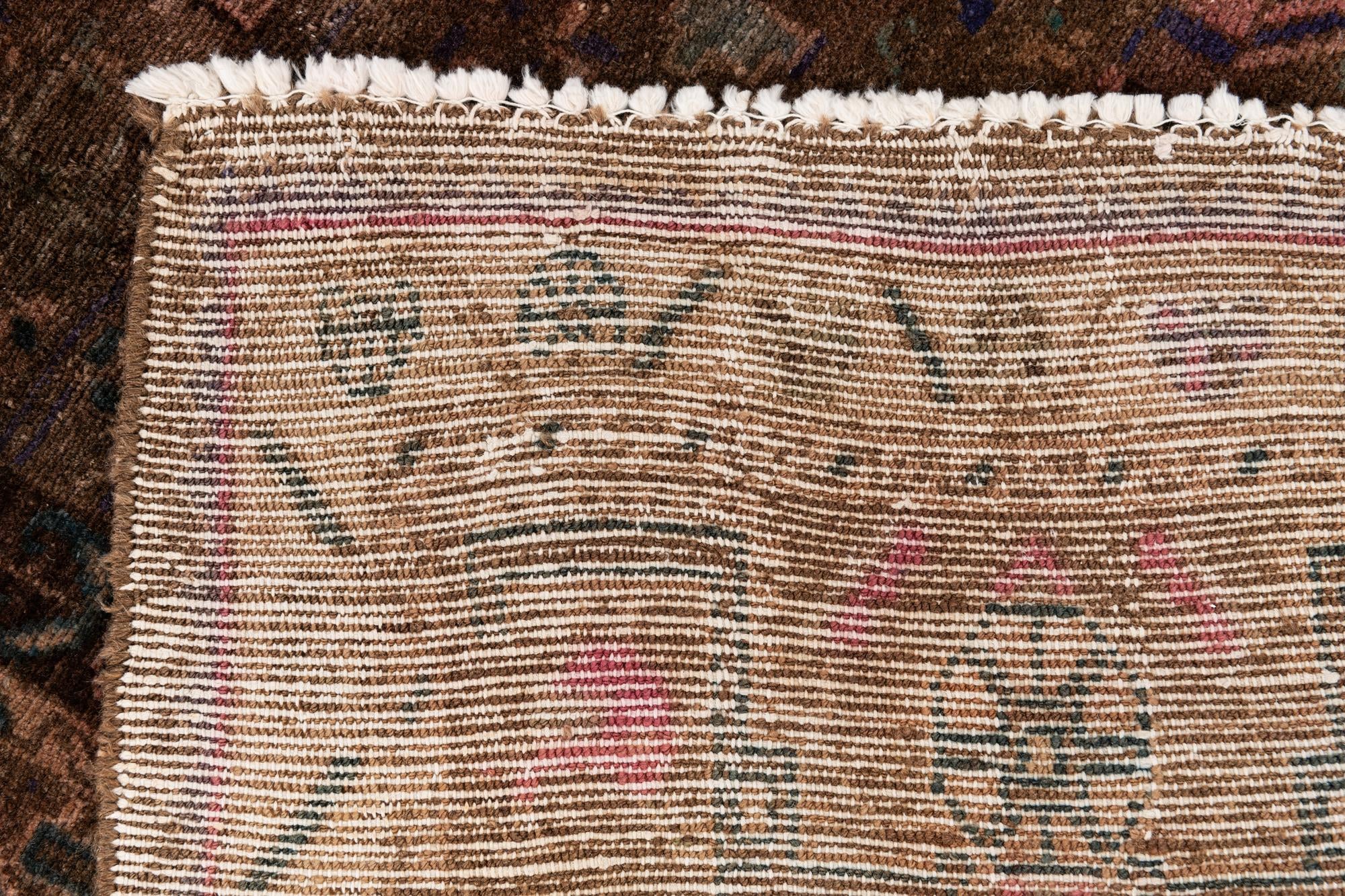 170cm x 295cm anudado a mano Ultra Vintage Alfombra Persa Lana
