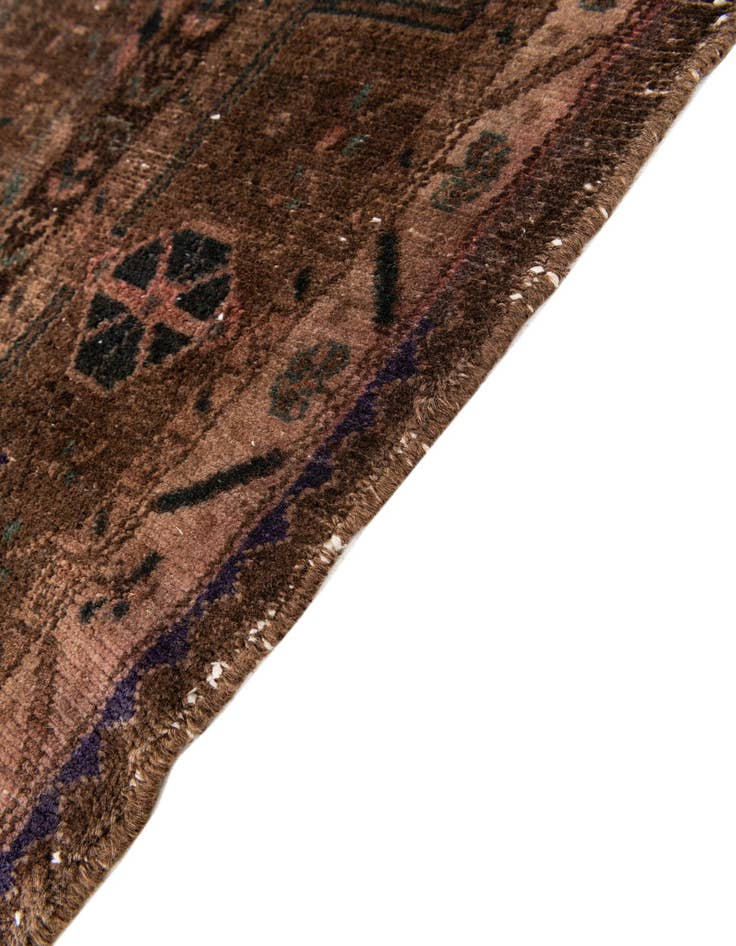 Detail image of 5' 7 x 9' 8  Hand Knotted Ultra Vintage Persian Wool Rug