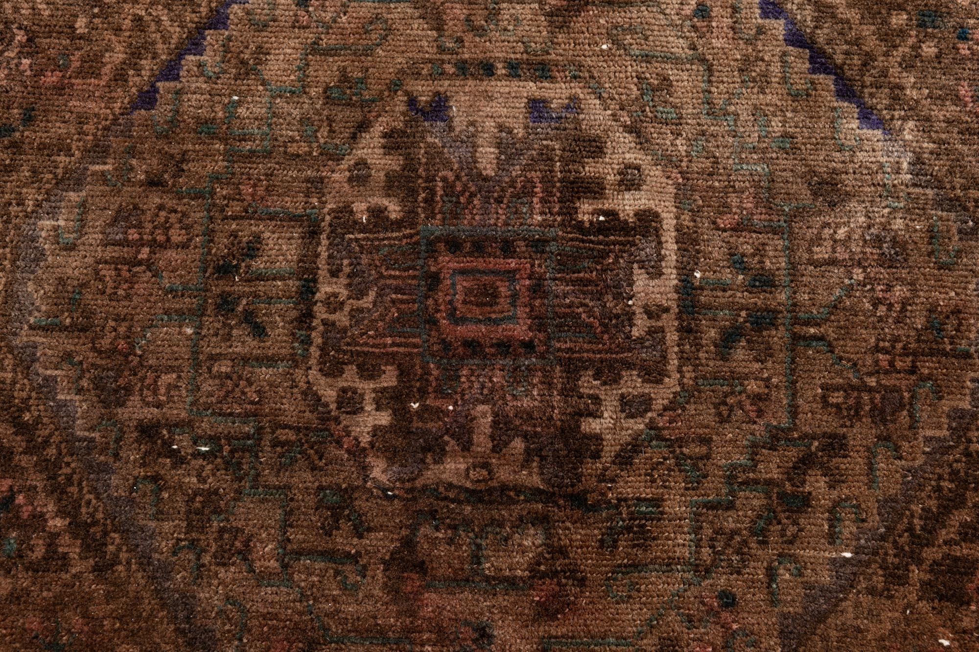 170cm x 295cm anudado a mano Ultra Vintage Alfombra Persa Lana
