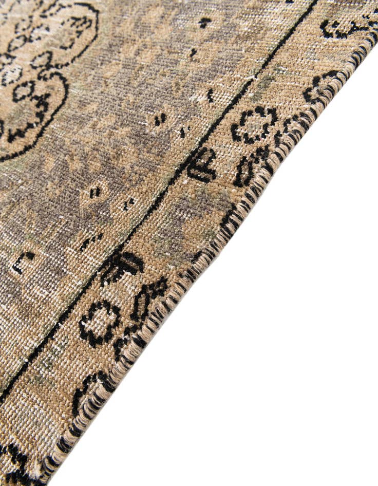 Detail image of 2' 10 x 4' 5  Hand Knotted Ultra Vintage Persian Wool Rug