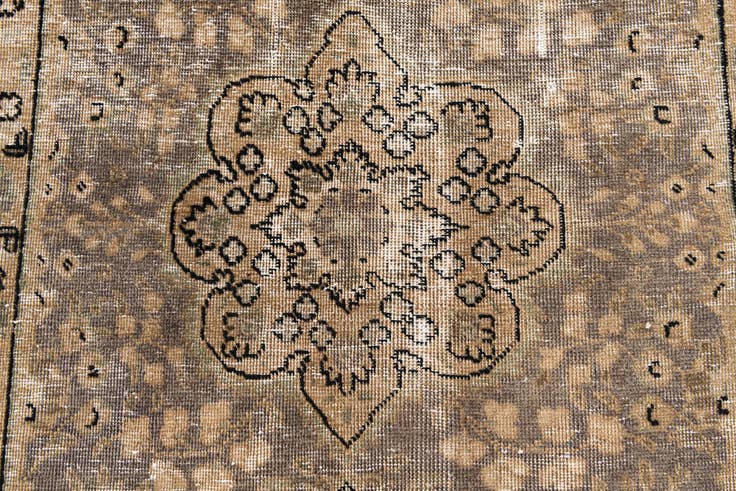 Detail image of 85cm x 135cm anudado a mano Ultra Vintage Alfombra Persa Lana