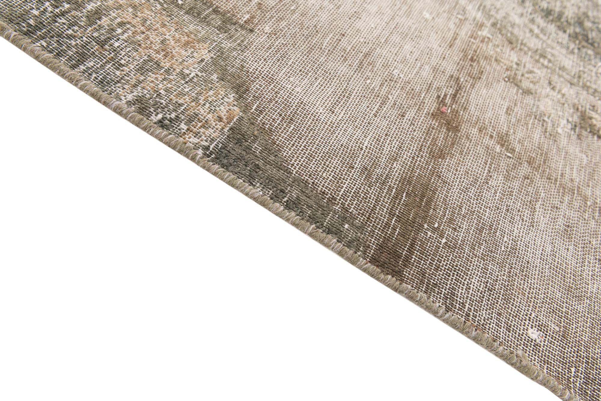 5' 5 x 8' 7 Hand Knotted Ultra Vintage Persian Wool Rug