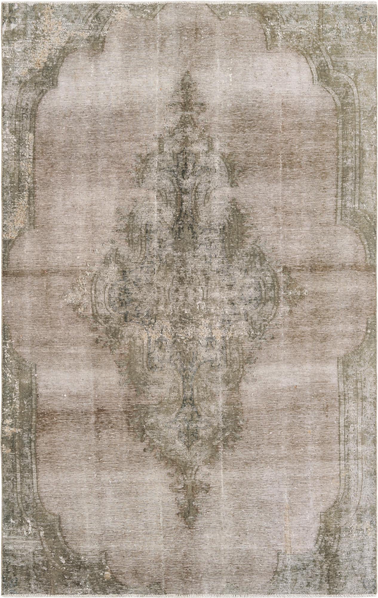 5' 5 x 8' 7 Hand Knotted Ultra Vintage Persian Wool Rug