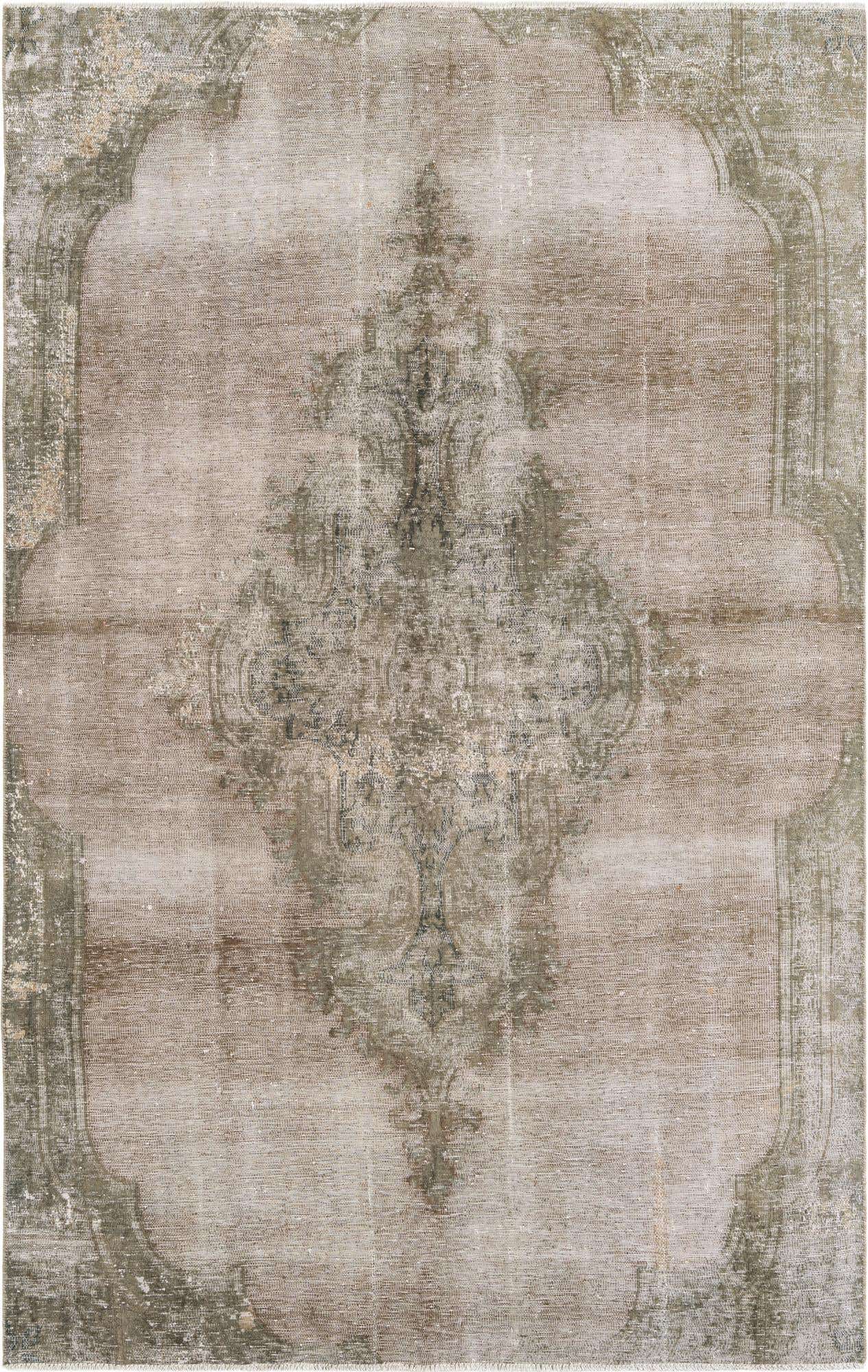 5' 5 x 8' 7 Hand Knotted Ultra Vintage Persian Wool Rug