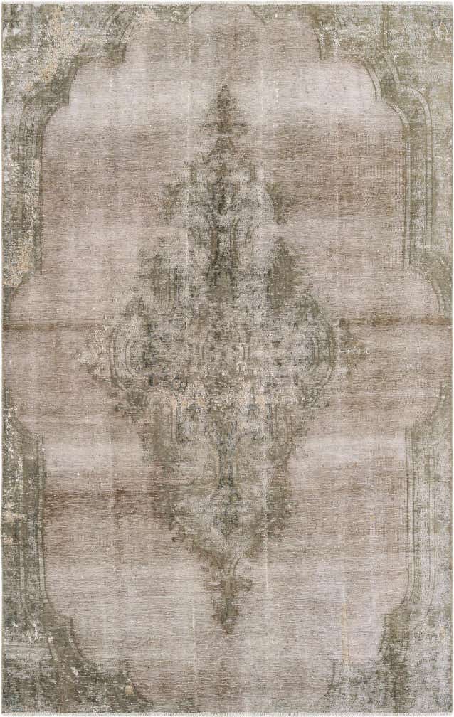 5' 5 x 8' 7 Hand Knotted Ultra Vintage Persian Wool Rug