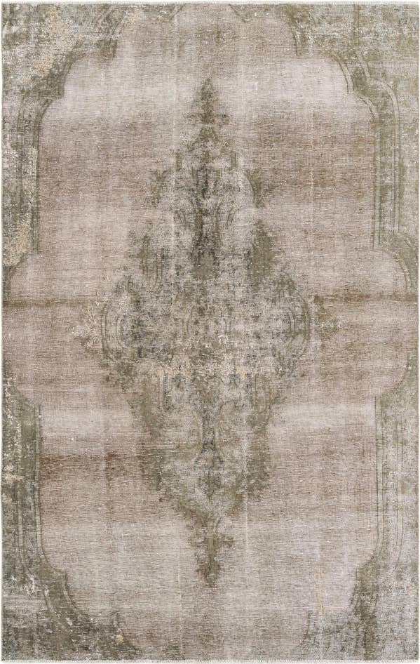 Detail image of 5' 5 x 8' 7 Hand Knotted Ultra Vintage Persian Wool Rug