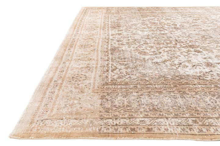 9' 5 x 12' 3 Hand Knotted Ultra Vintage Wool Rug