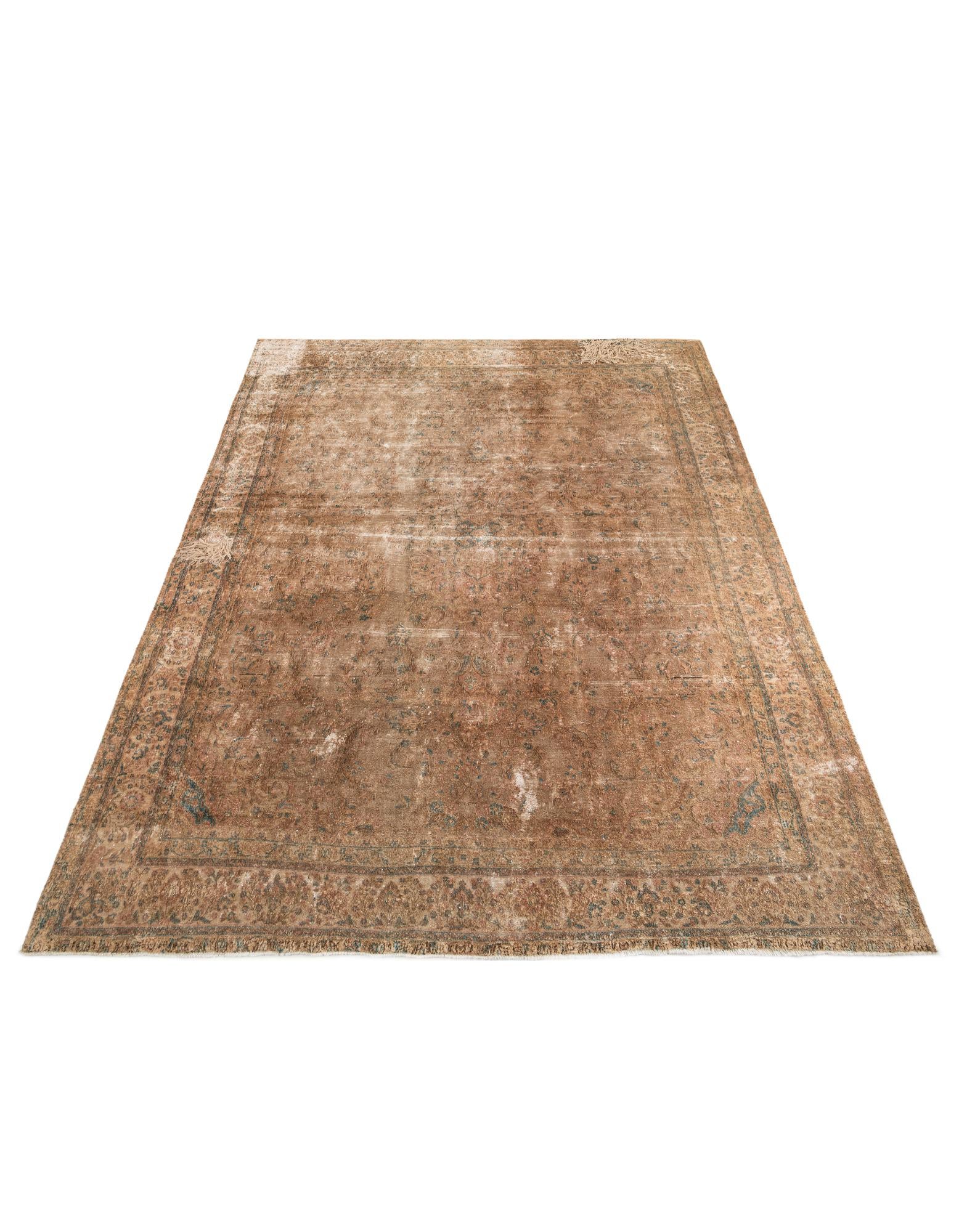 10' 3 x 13' Hand Knotted Ultra Vintage Persian Wool Rug