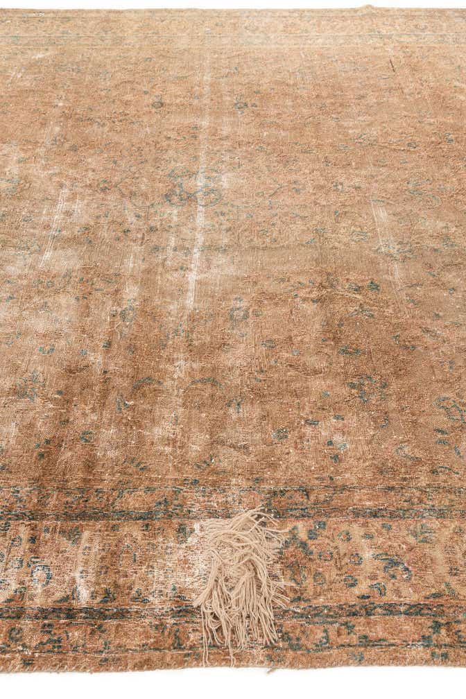 10' 3 x 13' Hand Knotted Ultra Vintage Persian Wool Rug