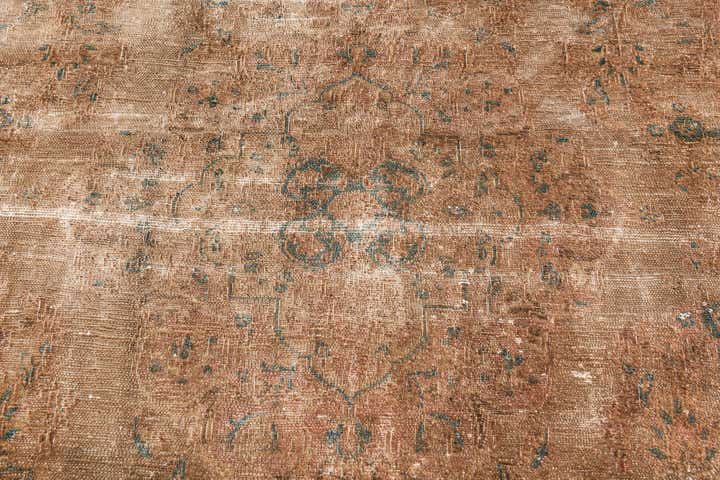 10' 3 x 13' Hand Knotted Ultra Vintage Persian Wool Rug