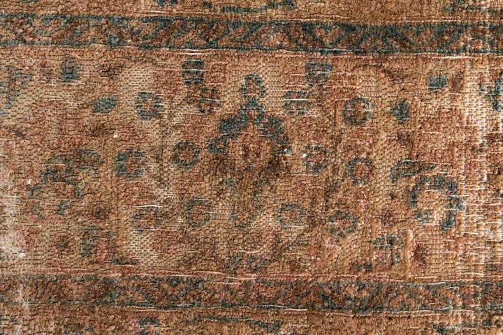 10' 3 x 13' Hand Knotted Ultra Vintage Persian Wool Rug