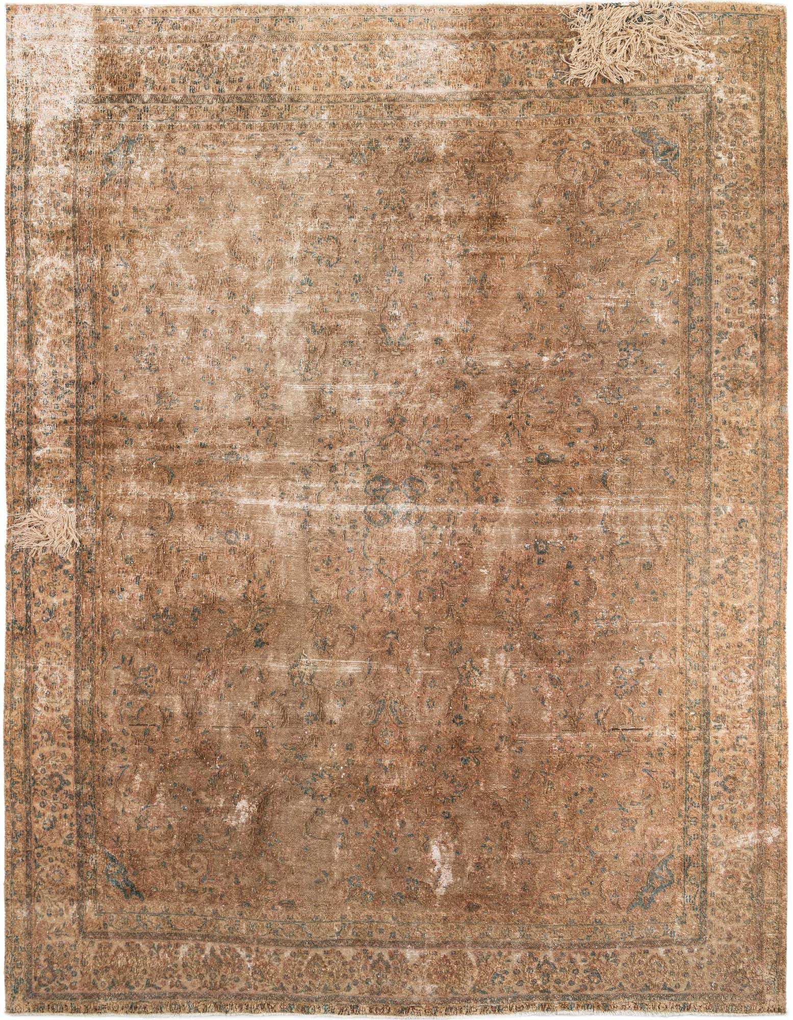 Primary image 10' 3 x 13'  Hand Knotted Ultra Vintage Persian Wool Rug