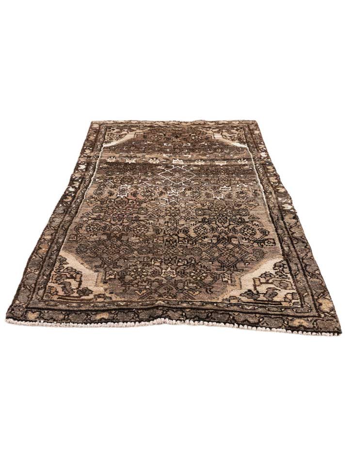 3' x 5' Hand Knotted Ultra Vintage Persian Wool Rug