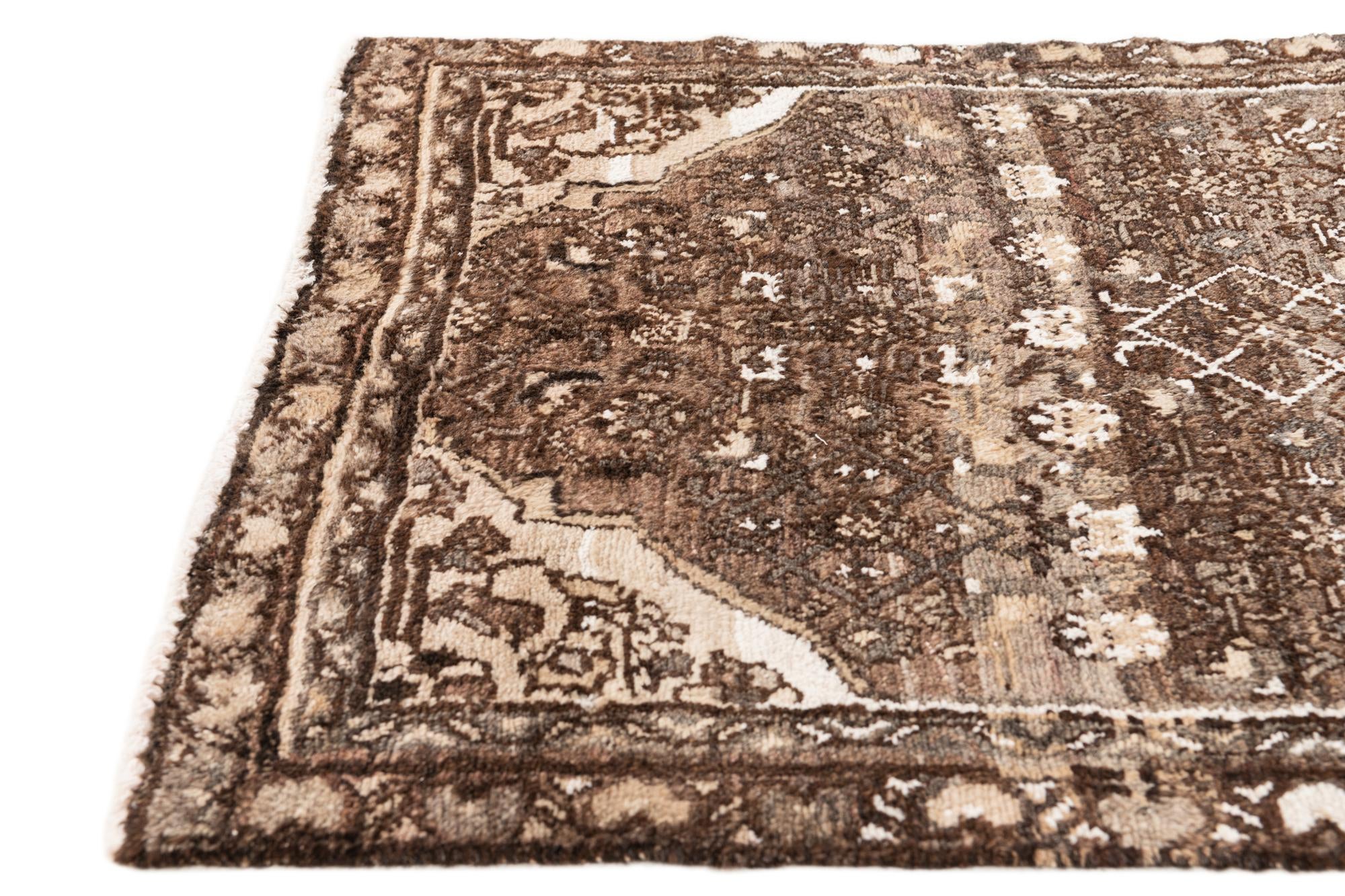 3' x 5' Hand Knotted Ultra Vintage Persian Wool Rug