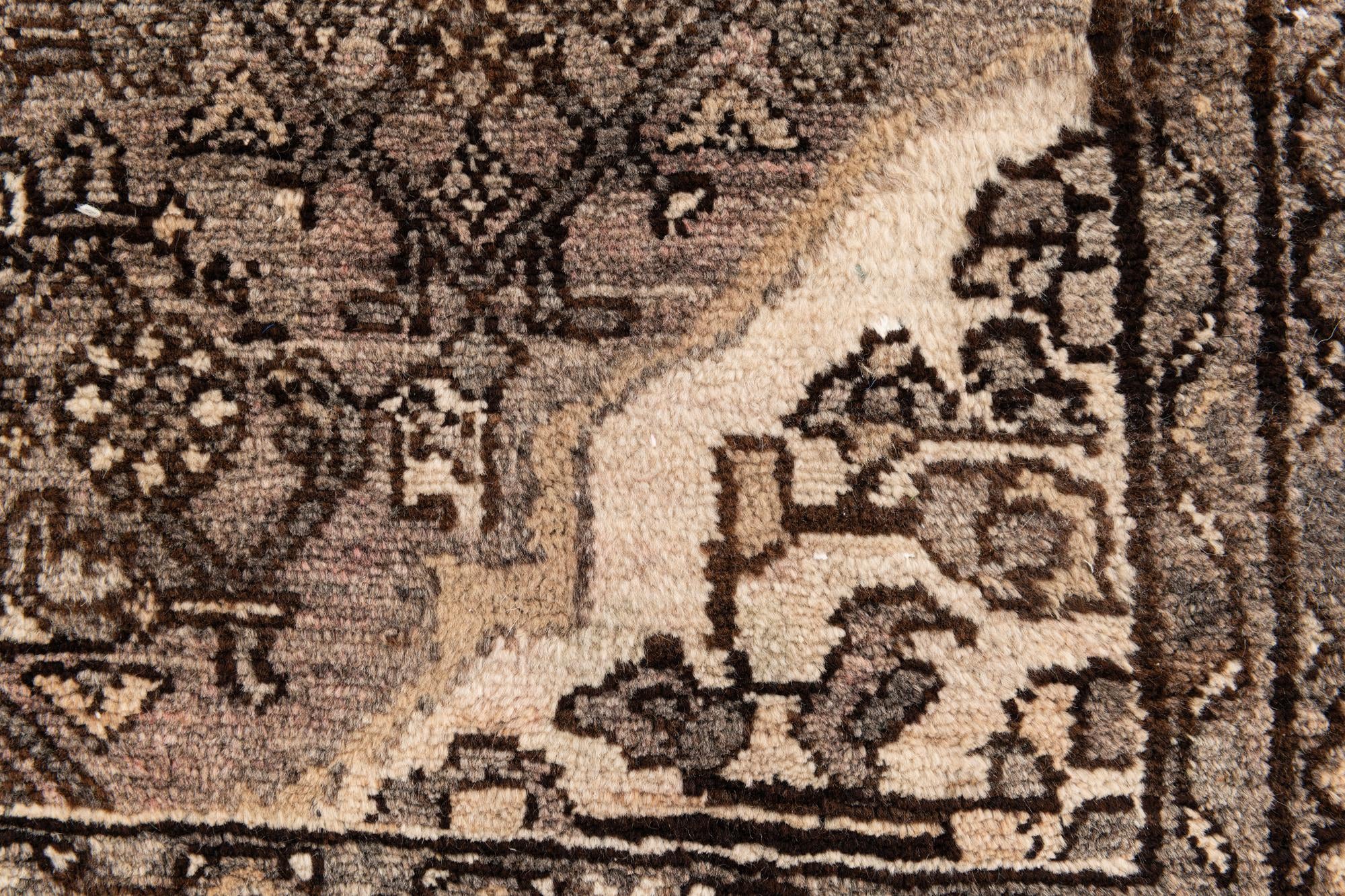 3' x 5' Hand Knotted Ultra Vintage Persian Wool Rug