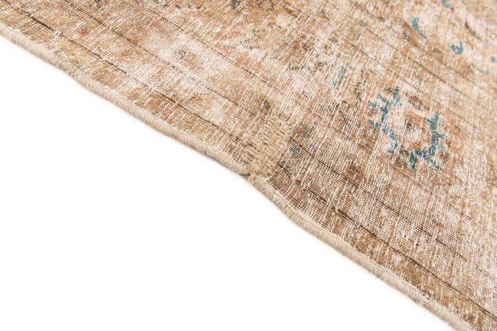 6' 8 x 10' Hand Knotted Ultra Vintage Persian Wool Rug