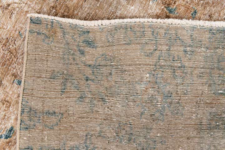 6' 8 x 10' Hand Knotted Ultra Vintage Persian Wool Rug