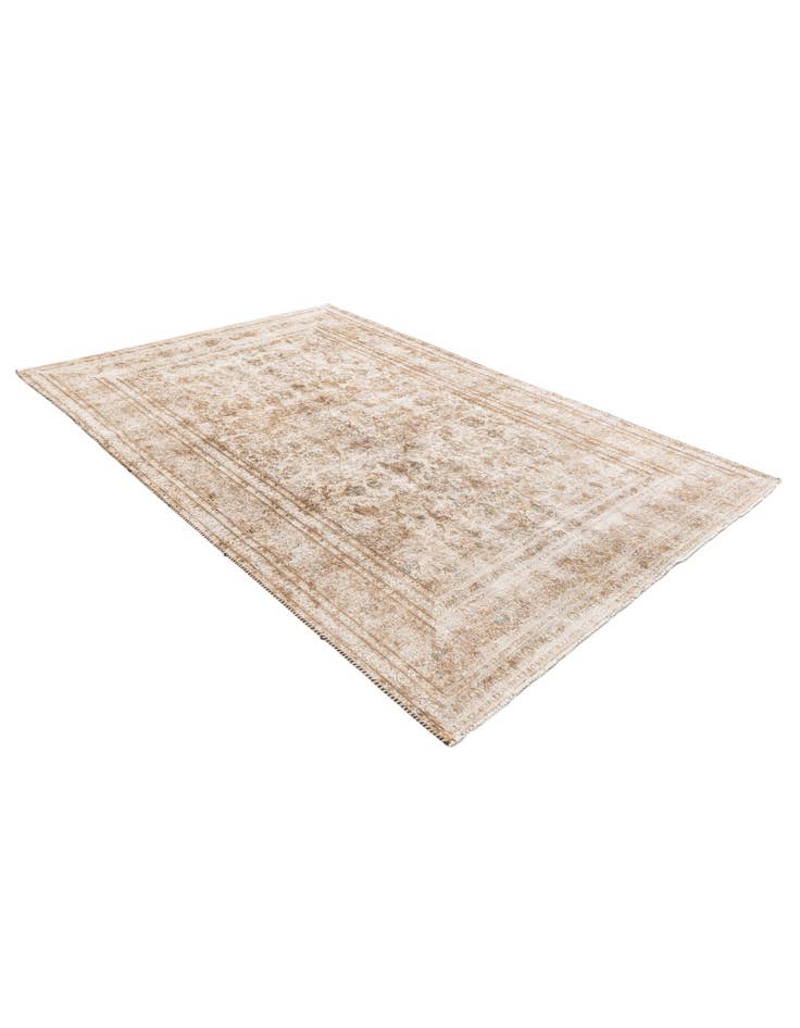 Detail image of 6' 3 x 9' 5  Hand Knotted Ultra Vintage Persian Wool Rug