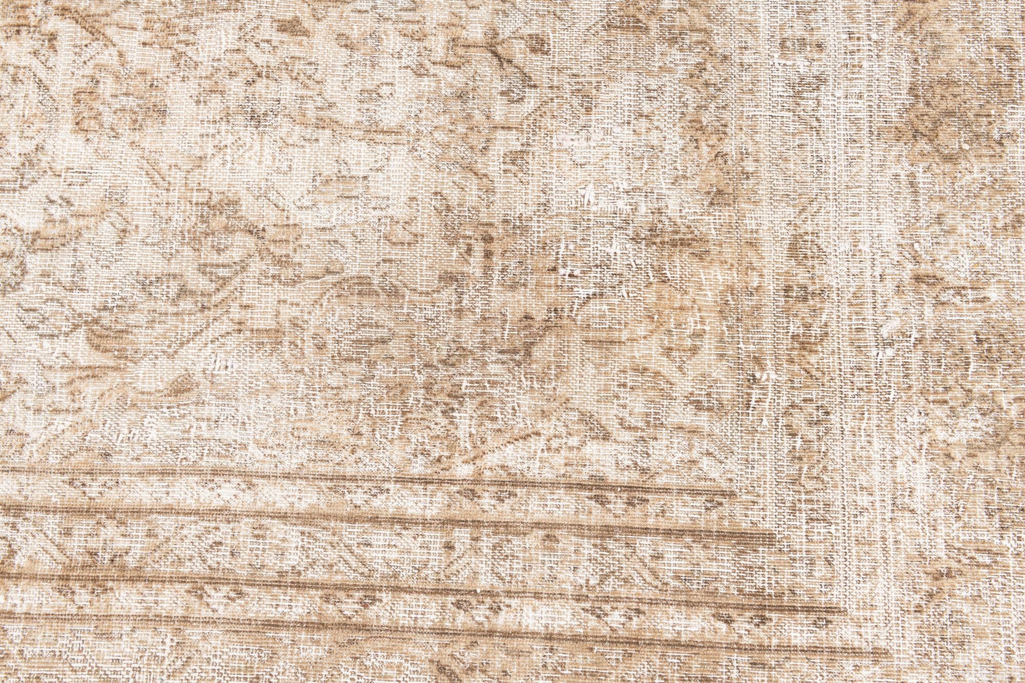 6' 3 x 9' 5 Hand Knotted Ultra Vintage Persian Wool Rug