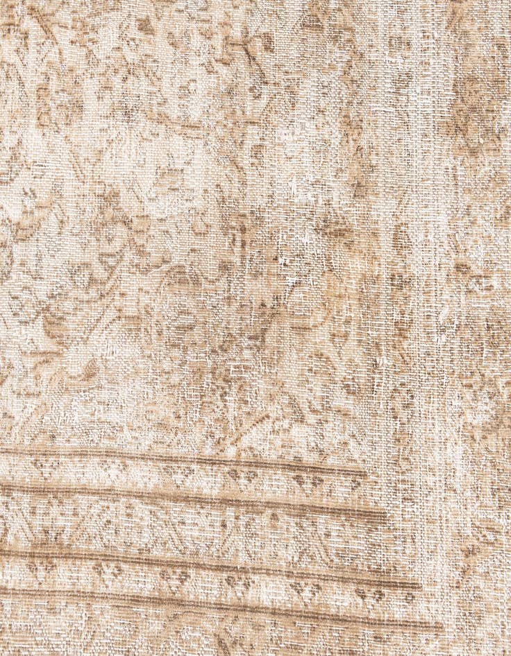 Detail image of 6' 3 x 9' 5  Hand Knotted Ultra Vintage Persian Wool Rug