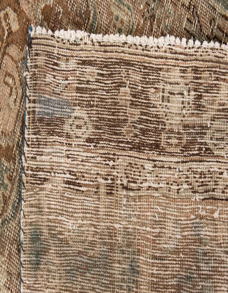 Detail image of 3' 9 x 6' 9  Hand Knotted Ultra Vintage Persian Wool Rug