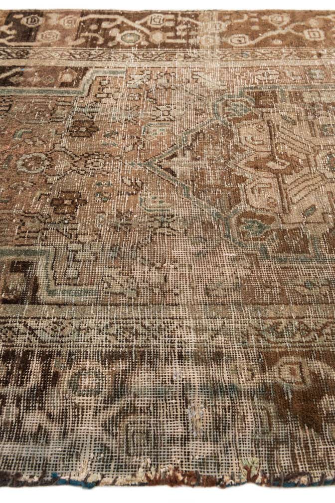 3' 9 x 6' 9 Hand Knotted Ultra Vintage Persian Wool Rug