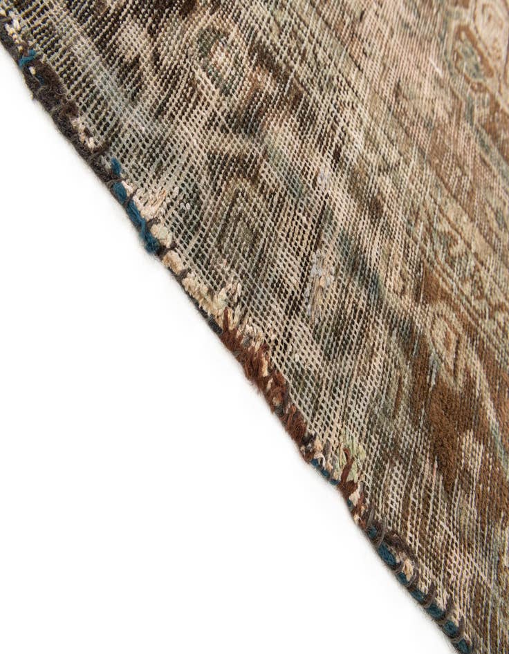 Detail image of 3' 9 x 6' 9  Hand Knotted Ultra Vintage Persian Wool Rug