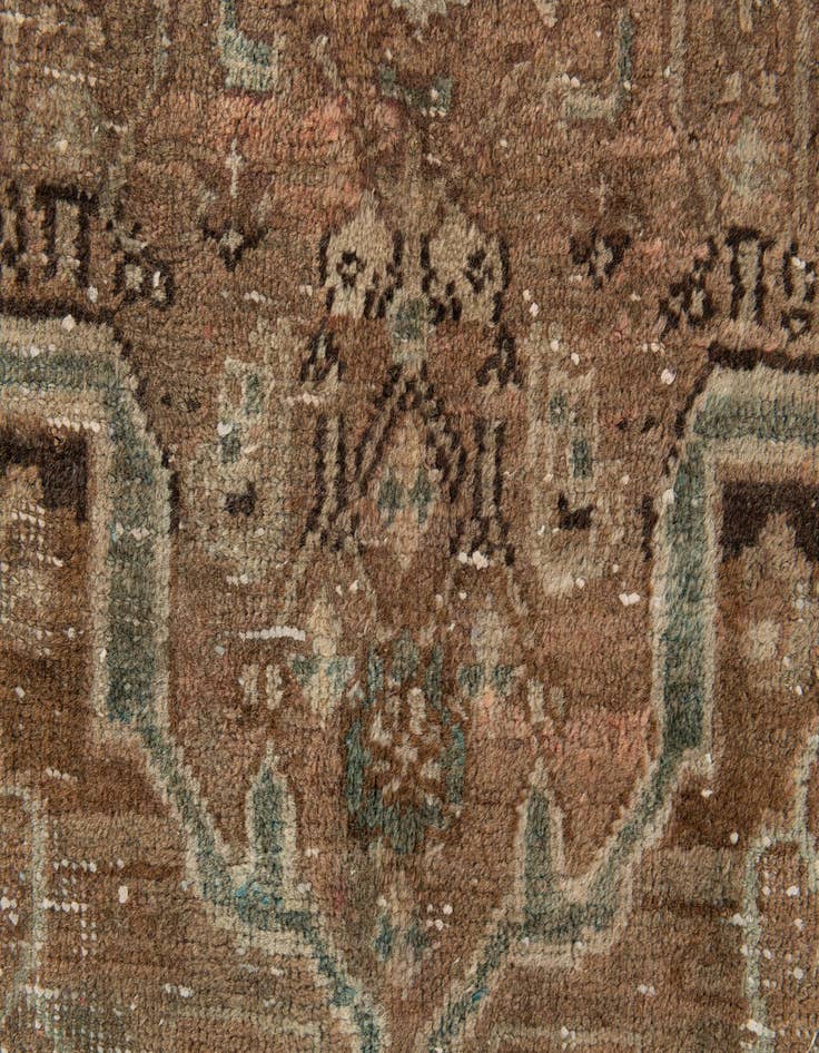 Detail image of 3' 9 x 6' 9  Hand Knotted Ultra Vintage Persian Wool Rug