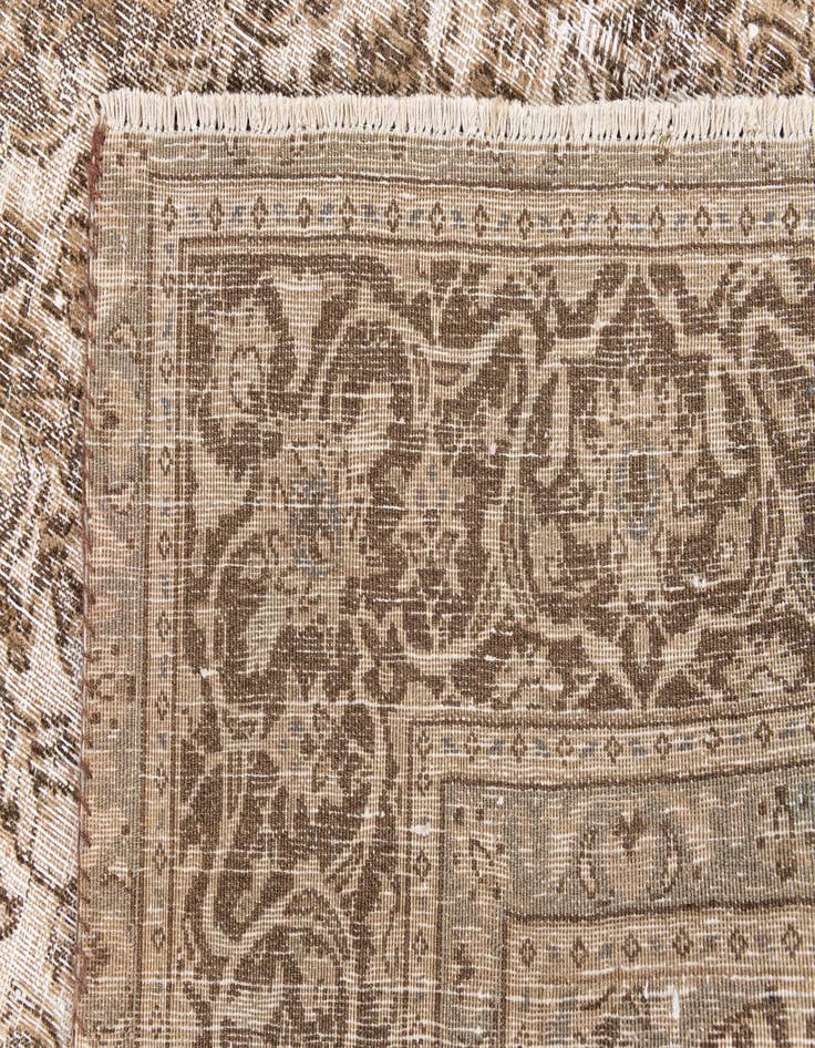 Detail image of 6' 2 x 8' 10  Hand Knotted Ultra Vintage Persian Wool Rug