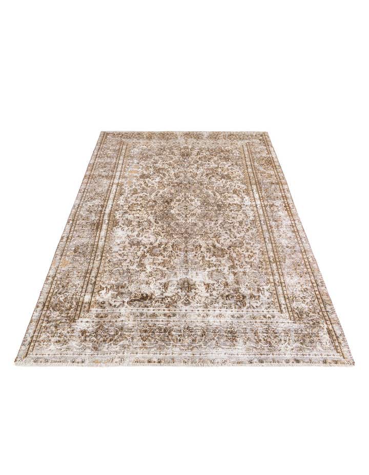 6' 2 x 8' 10 Hand Knotted Ultra Vintage Persian Wool Rug