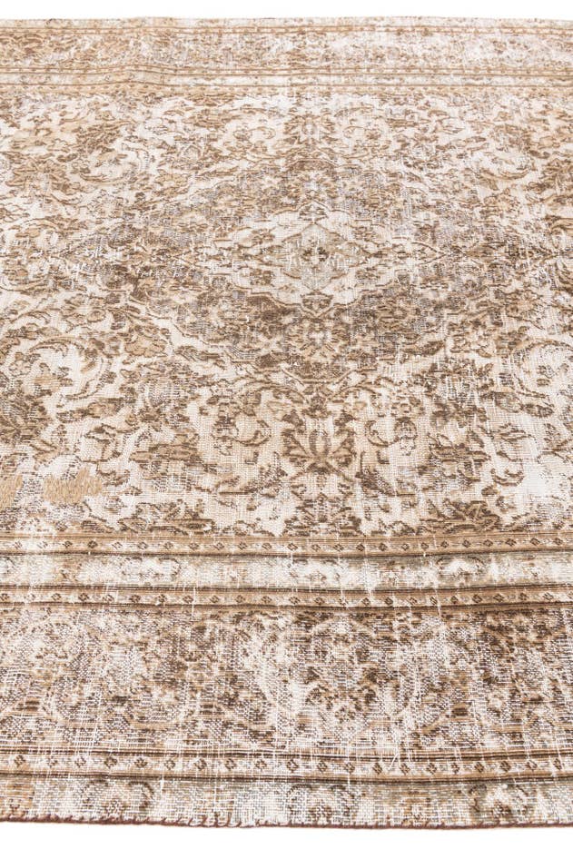 Detail image of 6' 2 x 8' 10 Hand Knotted Ultra Vintage Persian Wool Rug
