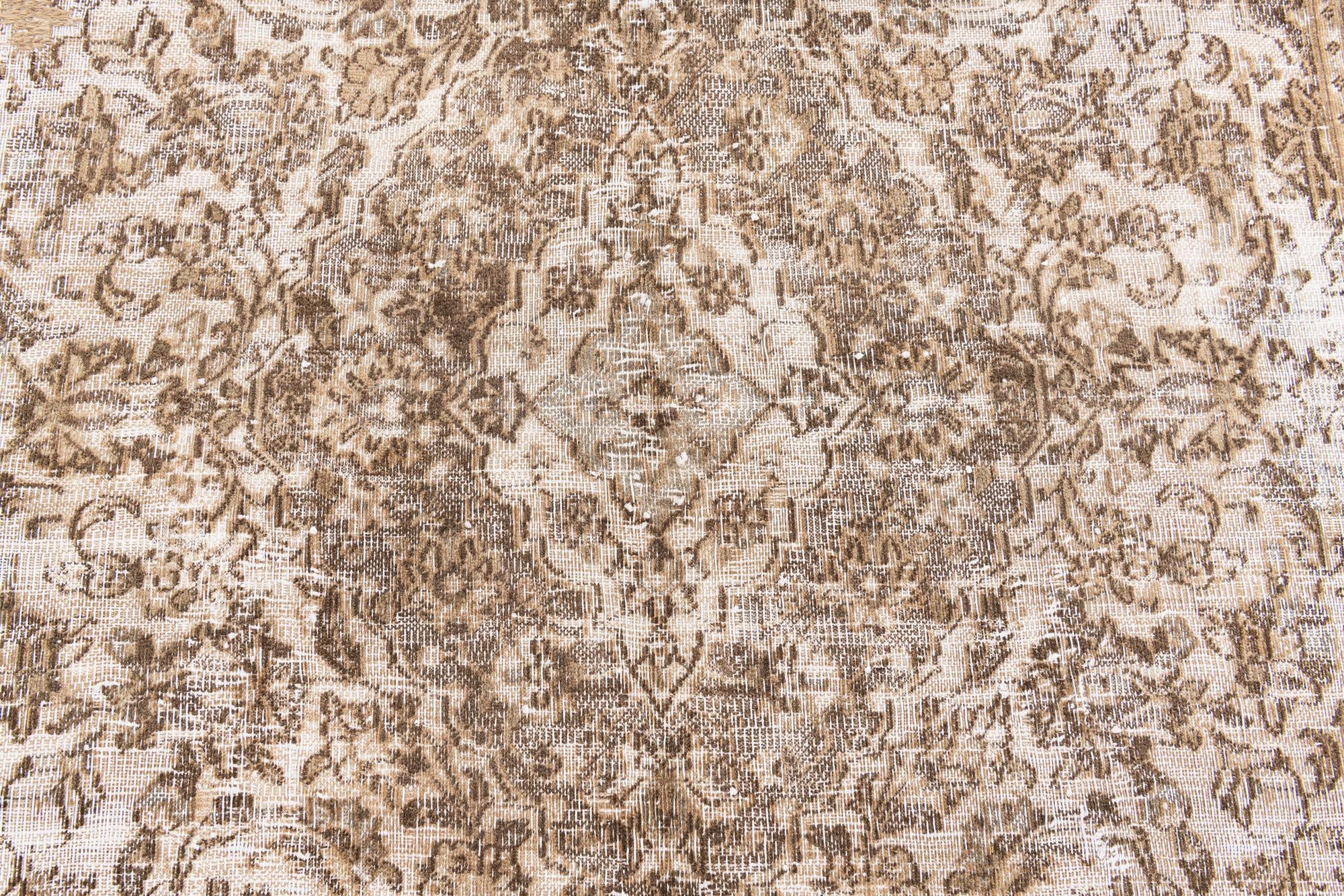 6' 2 x 8' 10 Hand Knotted Ultra Vintage Persian Wool Rug