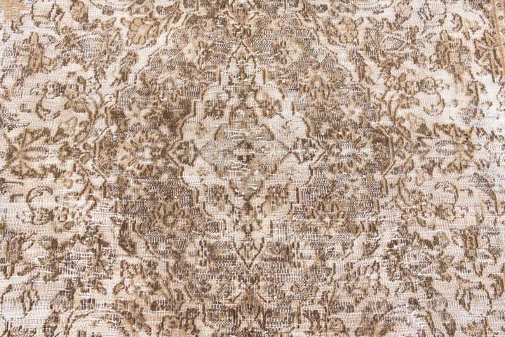 6' 2 x 8' 10 Hand Knotted Ultra Vintage Persian Wool Rug