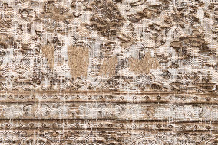 6' 2 x 8' 10 Hand Knotted Ultra Vintage Persian Wool Rug