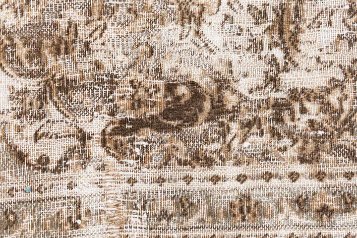 6' 2 x 8' 10 Hand Knotted Ultra Vintage Persian Wool Rug