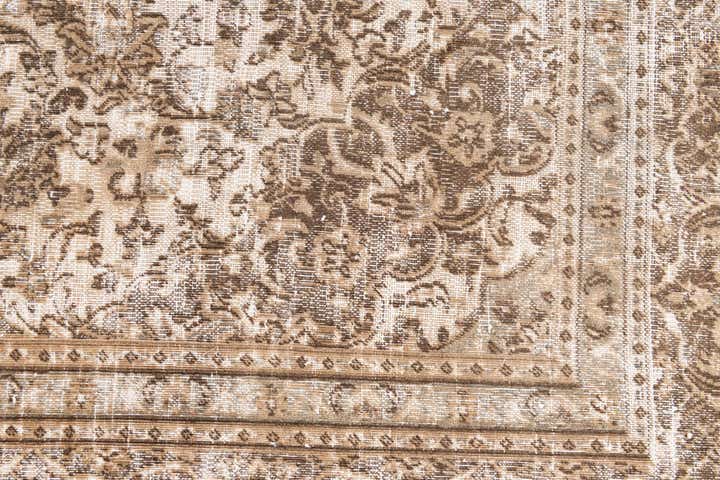 6' 2 x 8' 10 Hand Knotted Ultra Vintage Persian Wool Rug