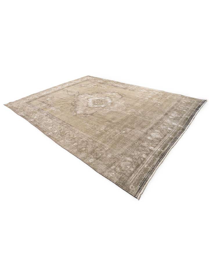 9' 9 x 12' 9 Hand Knotted Ultra Vintage Persian Wool Rug