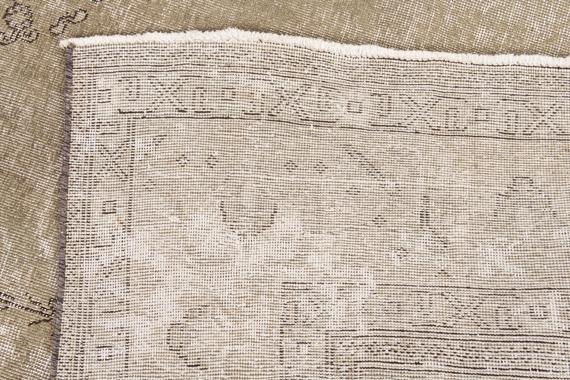 9' 9 x 12' 9 Hand Knotted Ultra Vintage Persian Wool Rug