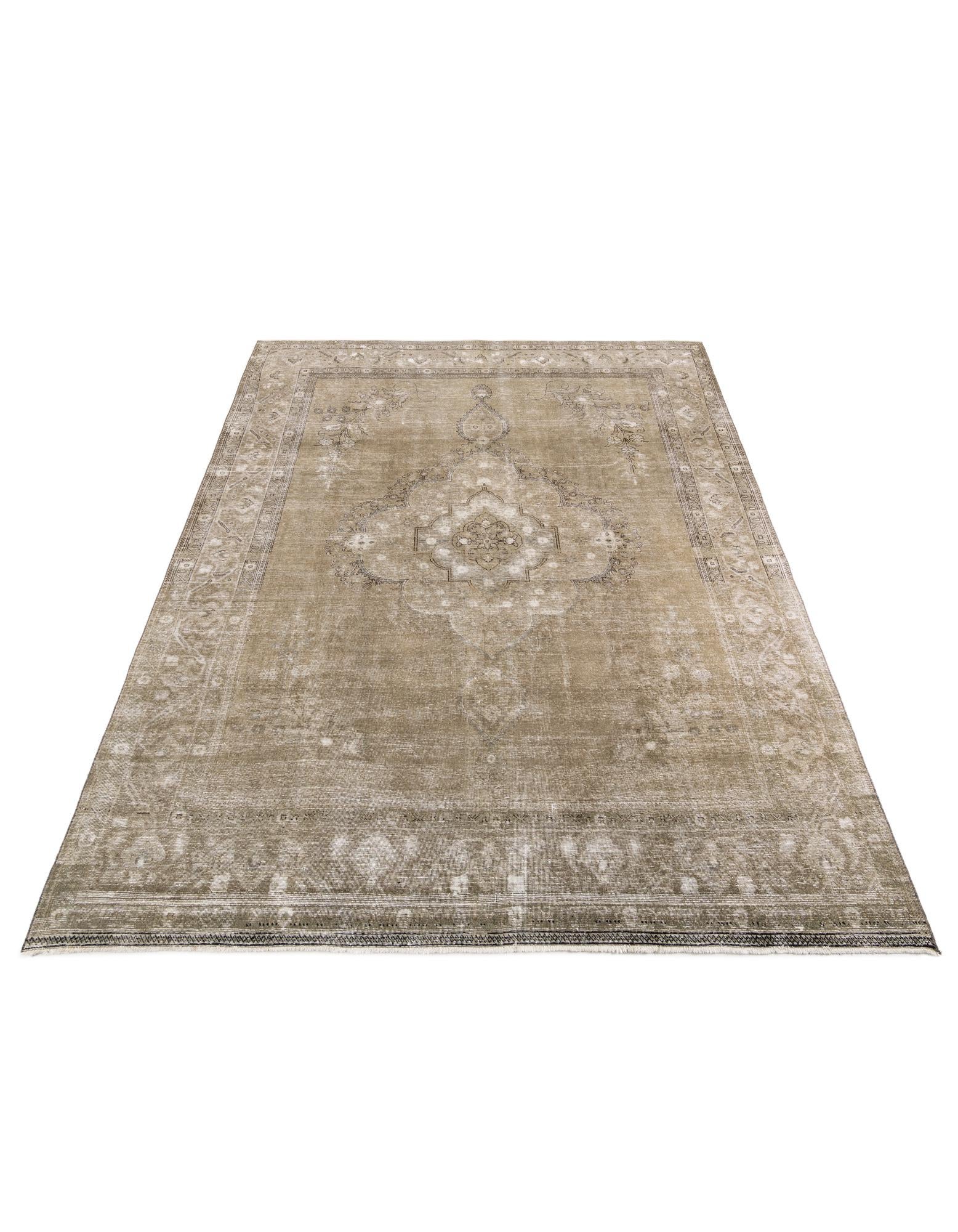9' 9 x 12' 9 Hand Knotted Ultra Vintage Persian Wool Rug