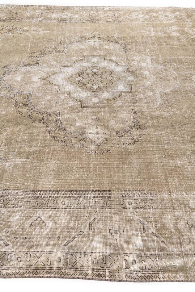 Detail image of 9' 9 x 12' 9 Hand Knotted Ultra Vintage Persian Wool Rug