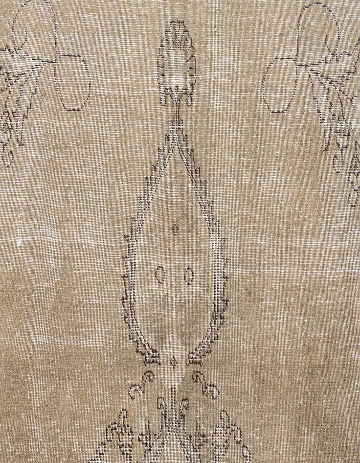 Detail image of 9' 9 x 12' 9  Hand Knotted Ultra Vintage Persian Wool Rug