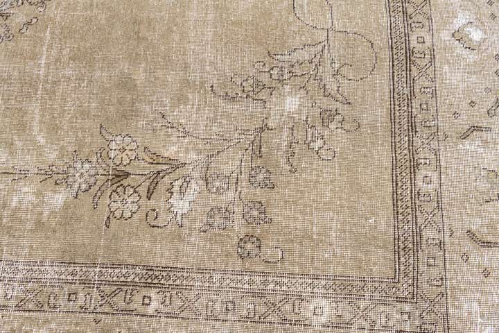 9' 9 x 12' 9 Hand Knotted Ultra Vintage Persian Wool Rug