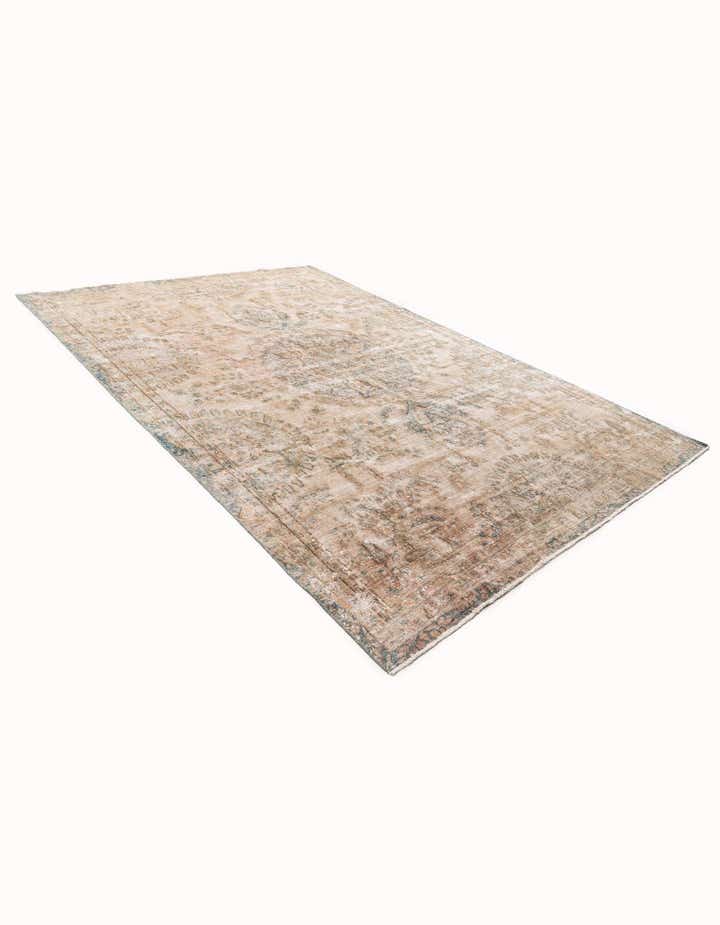7' 9 x 11' 5 Hand Knotted Ultra Vintage Persian Wool Rug