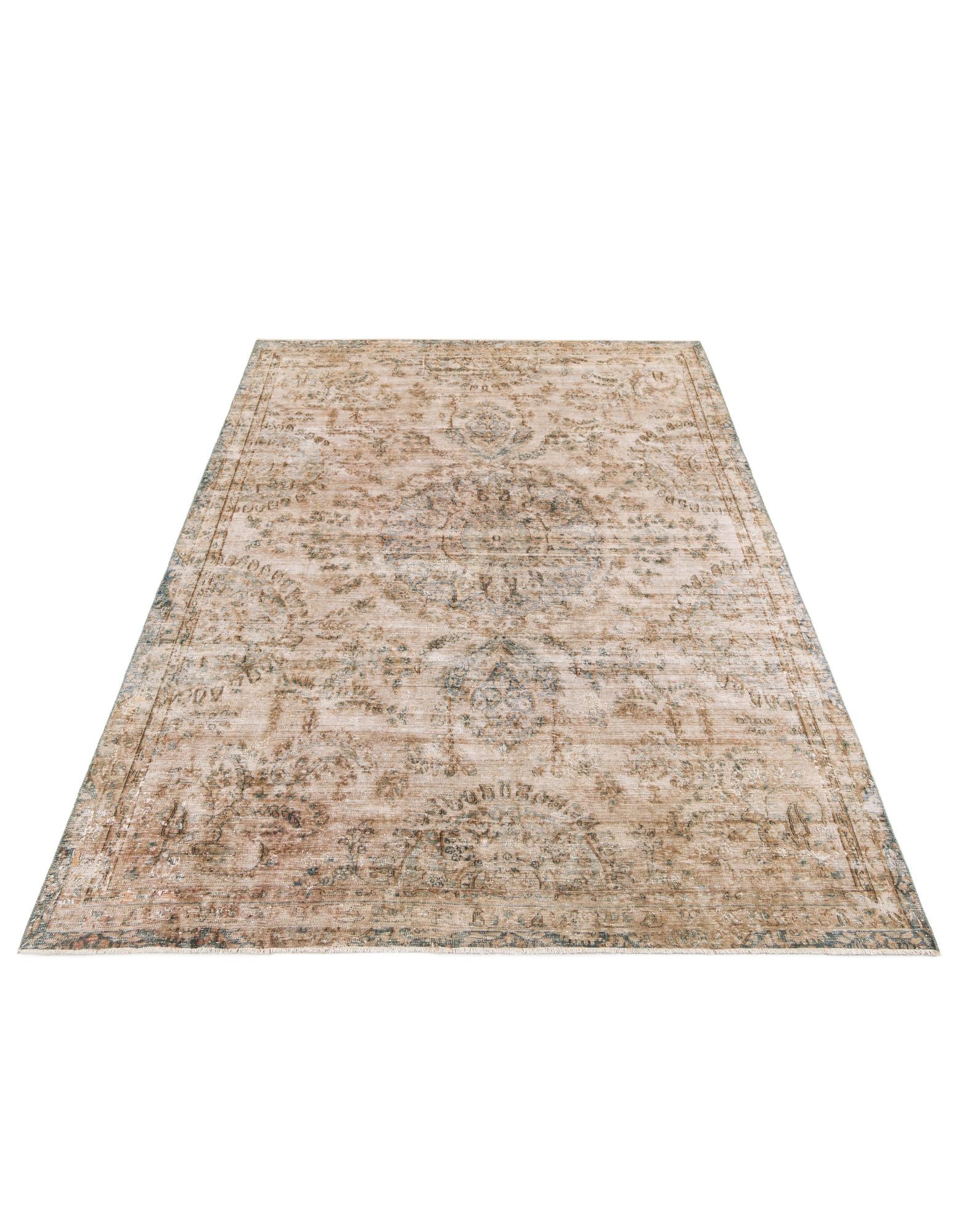 7' 9 x 11' 5 Hand Knotted Ultra Vintage Persian Wool Rug