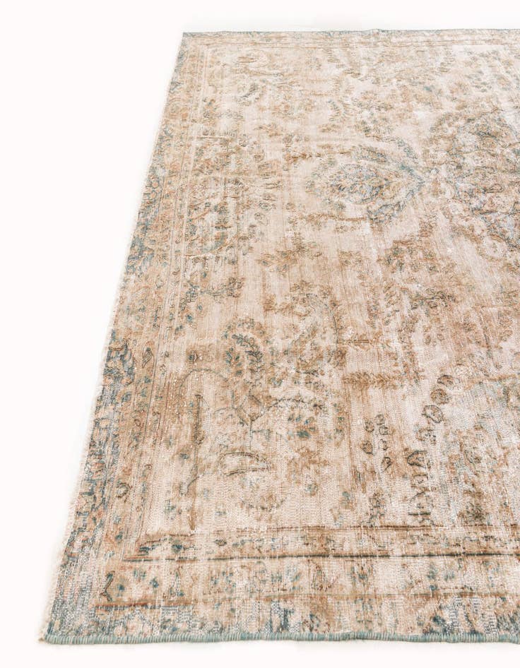 Detail image of 7' 9 x 11' 5  Hand Knotted Ultra Vintage Persian Wool Rug