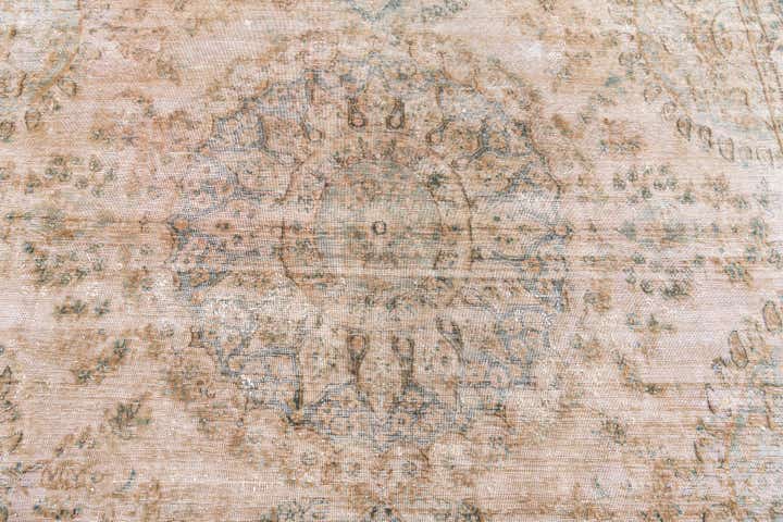 7' 9 x 11' 5 Hand Knotted Ultra Vintage Persian Wool Rug