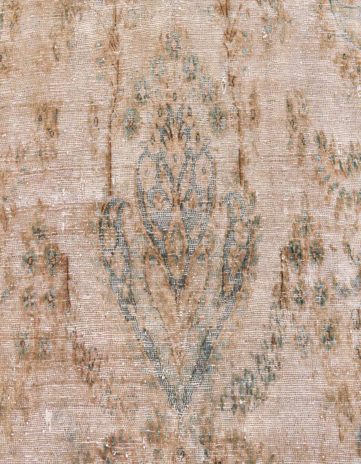 Detail image of 7' 9 x 11' 5  Hand Knotted Ultra Vintage Persian Wool Rug