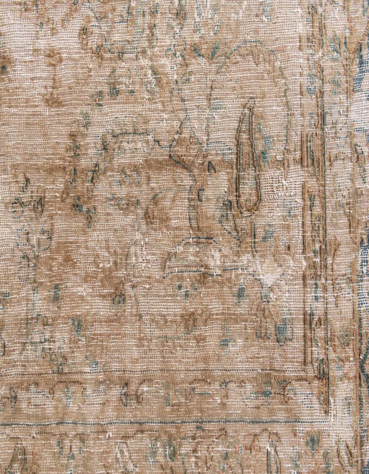 Detail image of 7' 9 x 11' 5  Hand Knotted Ultra Vintage Persian Wool Rug